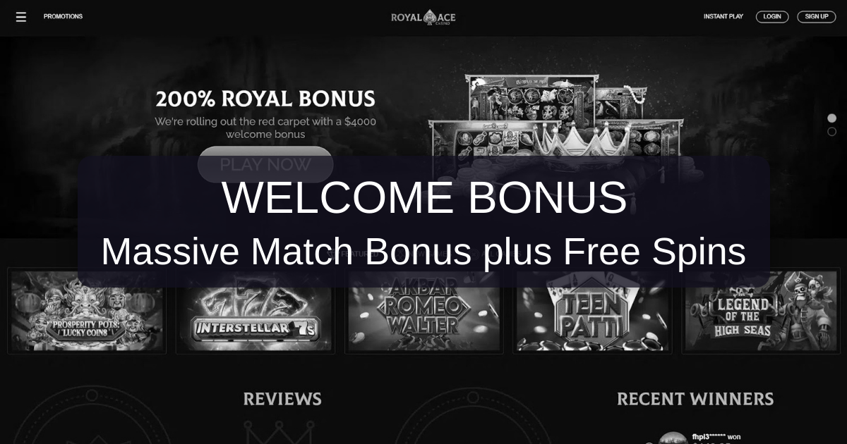 Royal Ace Casino - Canada's Fast Payout Gaming Destination